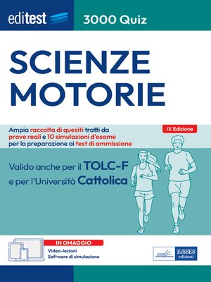 cover image of 3000 quiz Scienze motorie